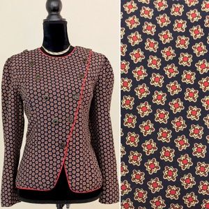 Vintage Double Breasted Novelty Print Jacket